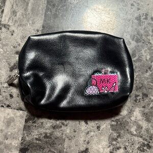 Mary Kay Black Cosmetic Bag with Pink Logo
